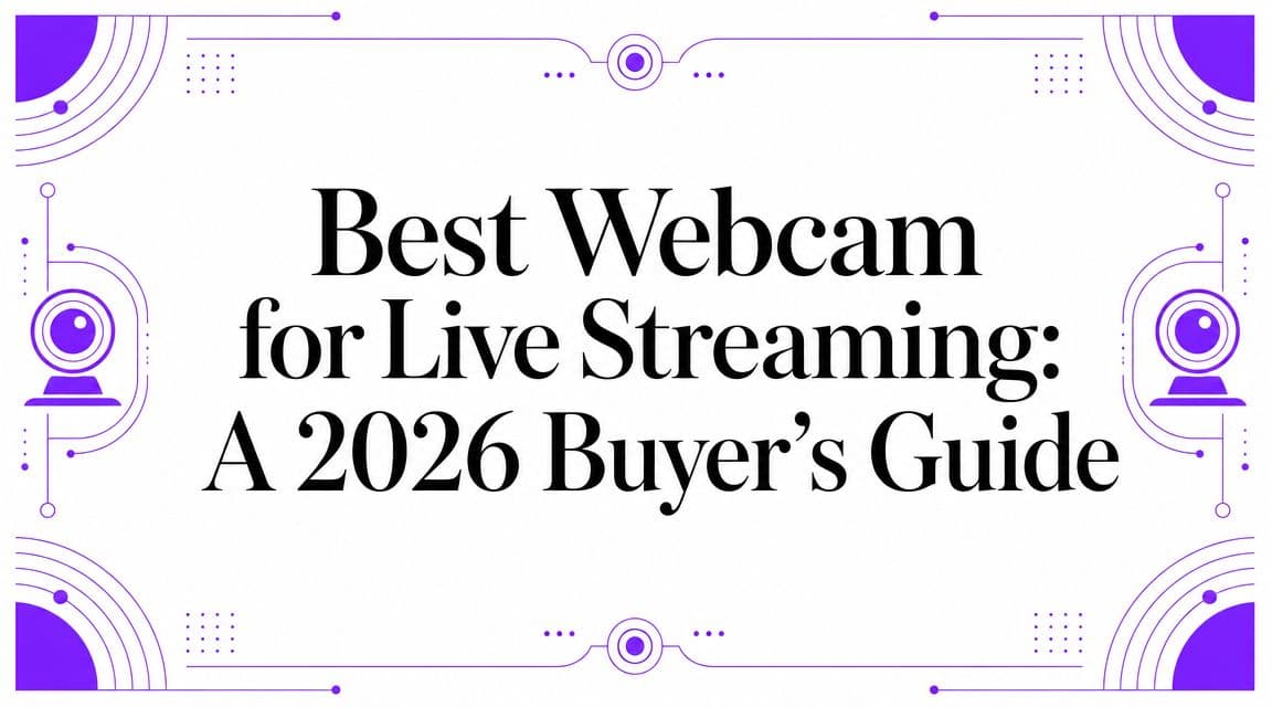 Best Webcam for Live Streaming: A 2026 Buyer's Guide illustration
