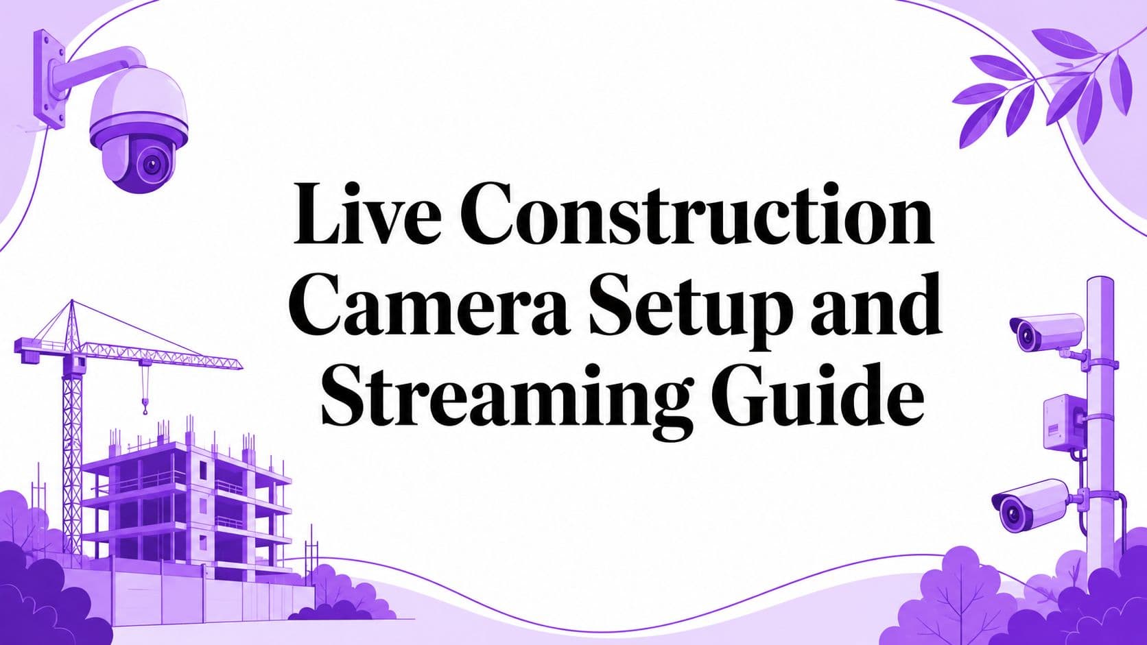 Live Construction Camera Setup and Streaming Guide