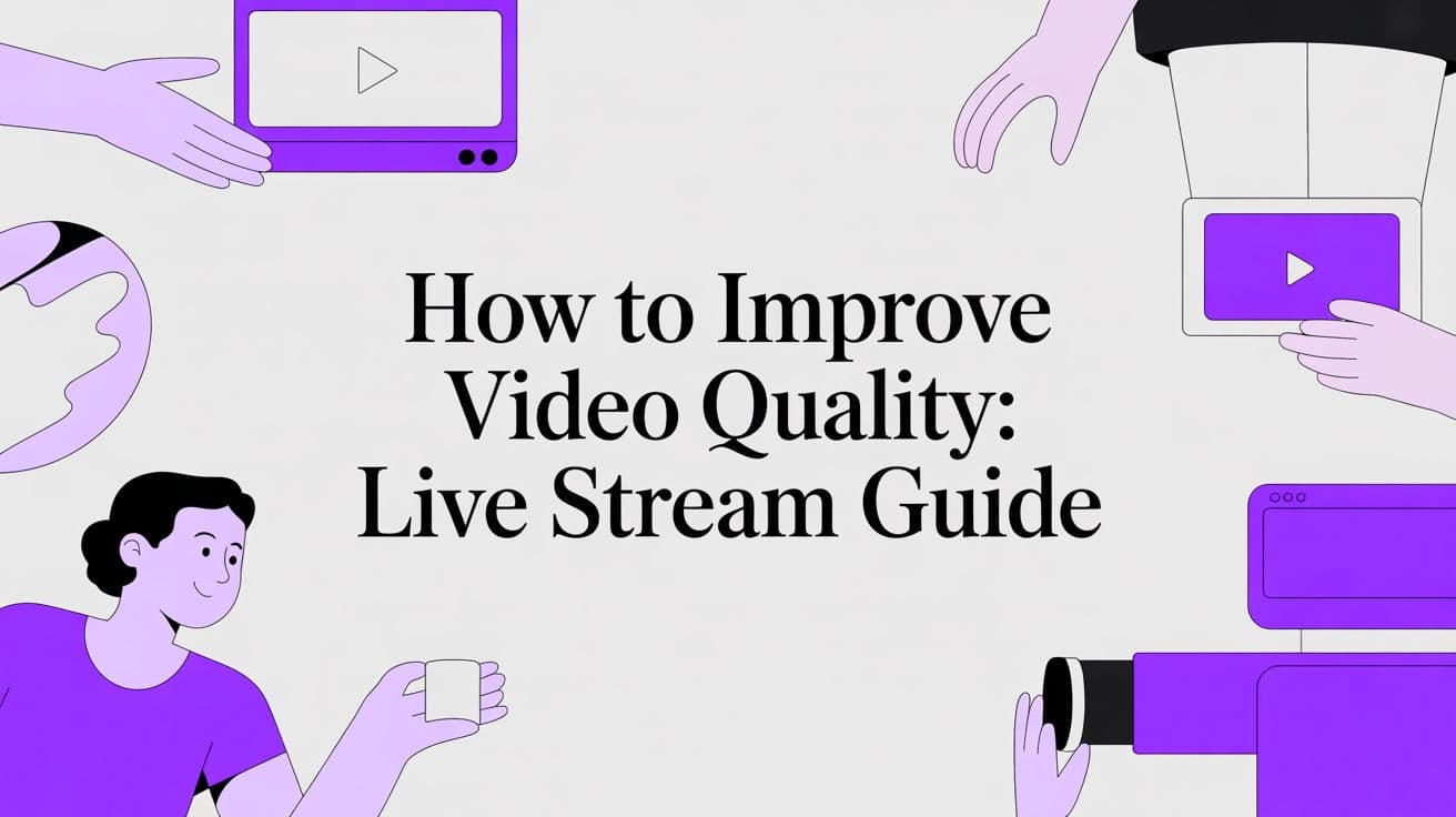 How to Improve Video Quality: Live Stream Guide illustration