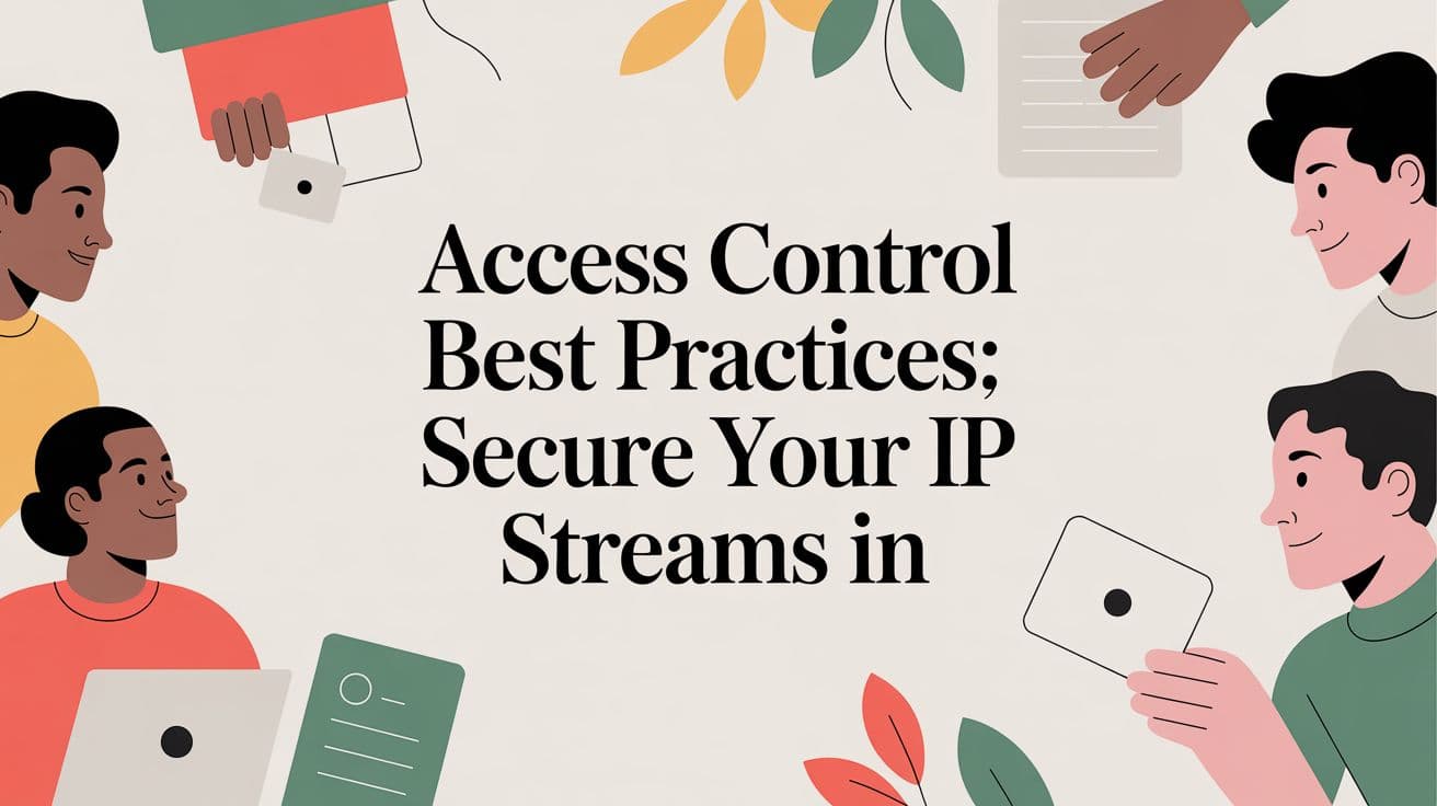 Access Control Best Practices for IP Streams
