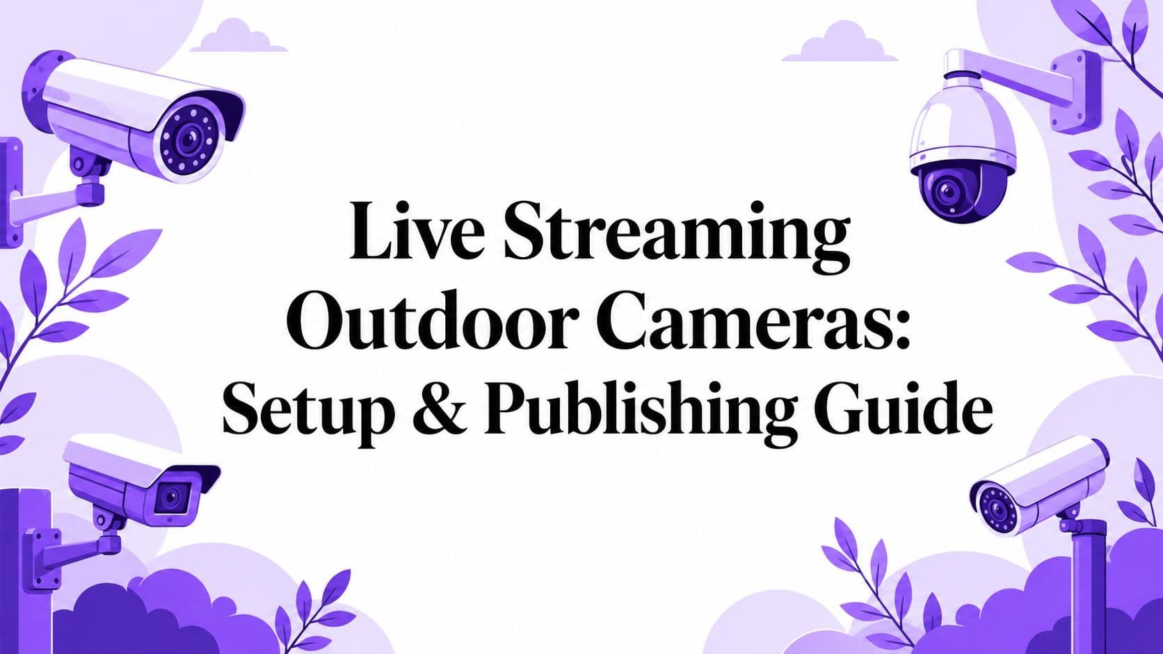 Live Streaming Outdoor Cameras: Setup & Publishing Guide