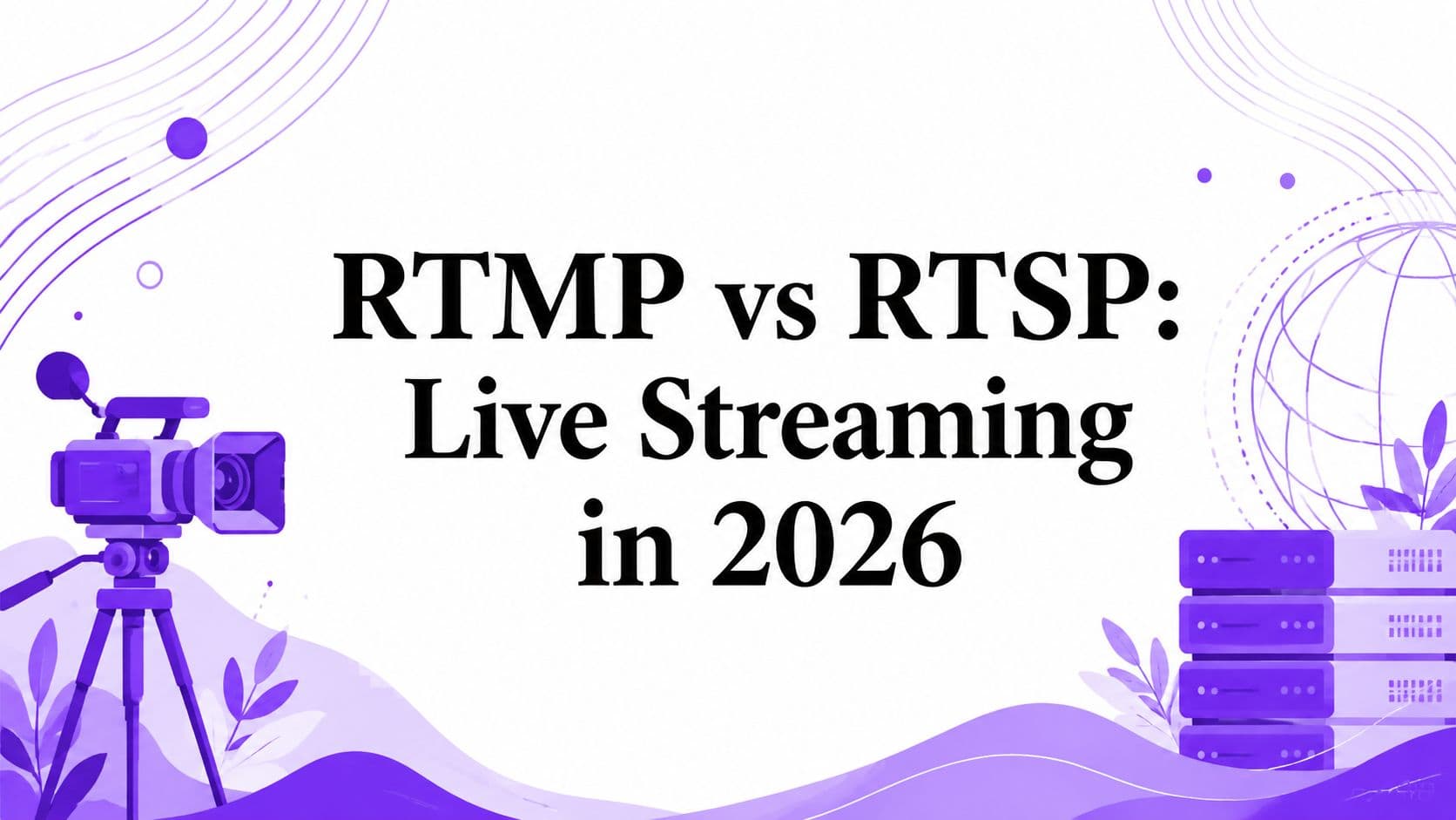 RTMP vs RTSP live streaming protocol comparison