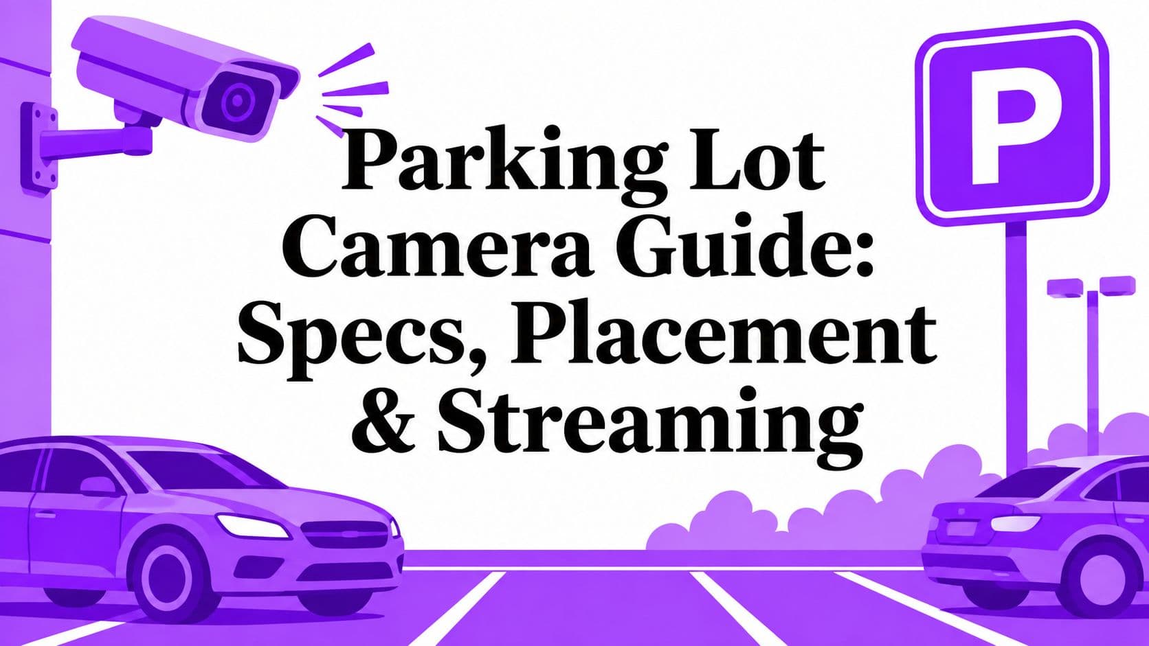Parking Lot Camera Guide: Specs, Placement & Streaming