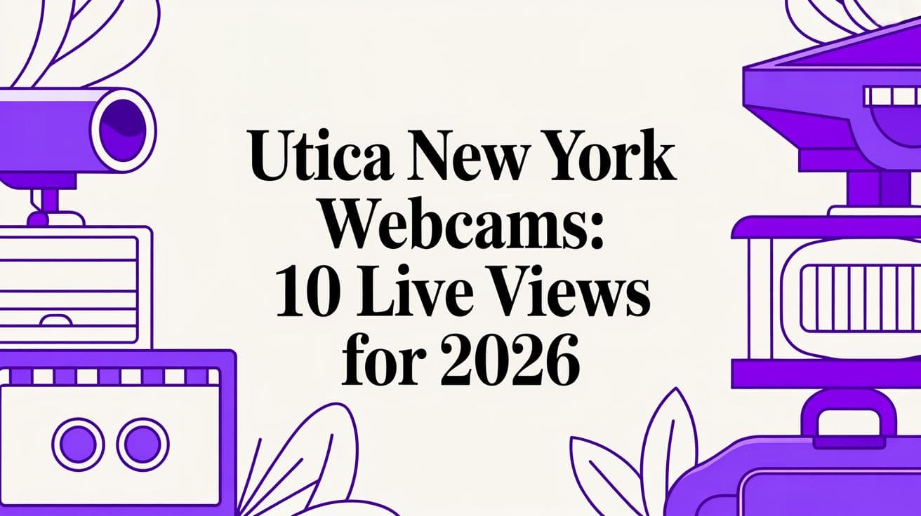 Utica New York Webcams: 10 Live Views for 2026