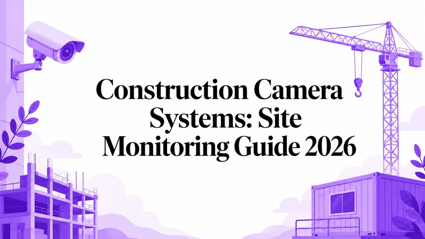 Construction Camera Systems: Site Monitoring Guide 2026