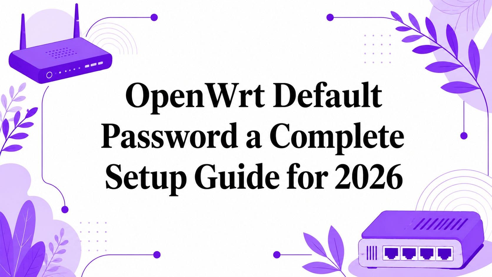 OpenWrt Default Password a Complete Setup Guide for 2026