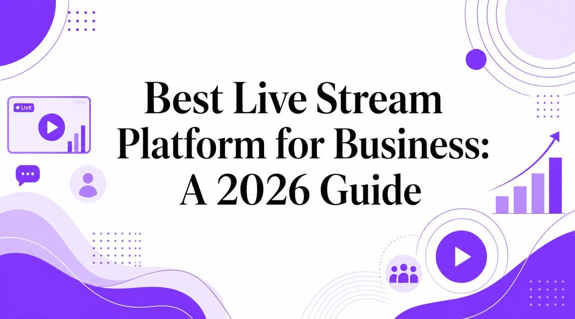 Choosing the best live stream platform for business