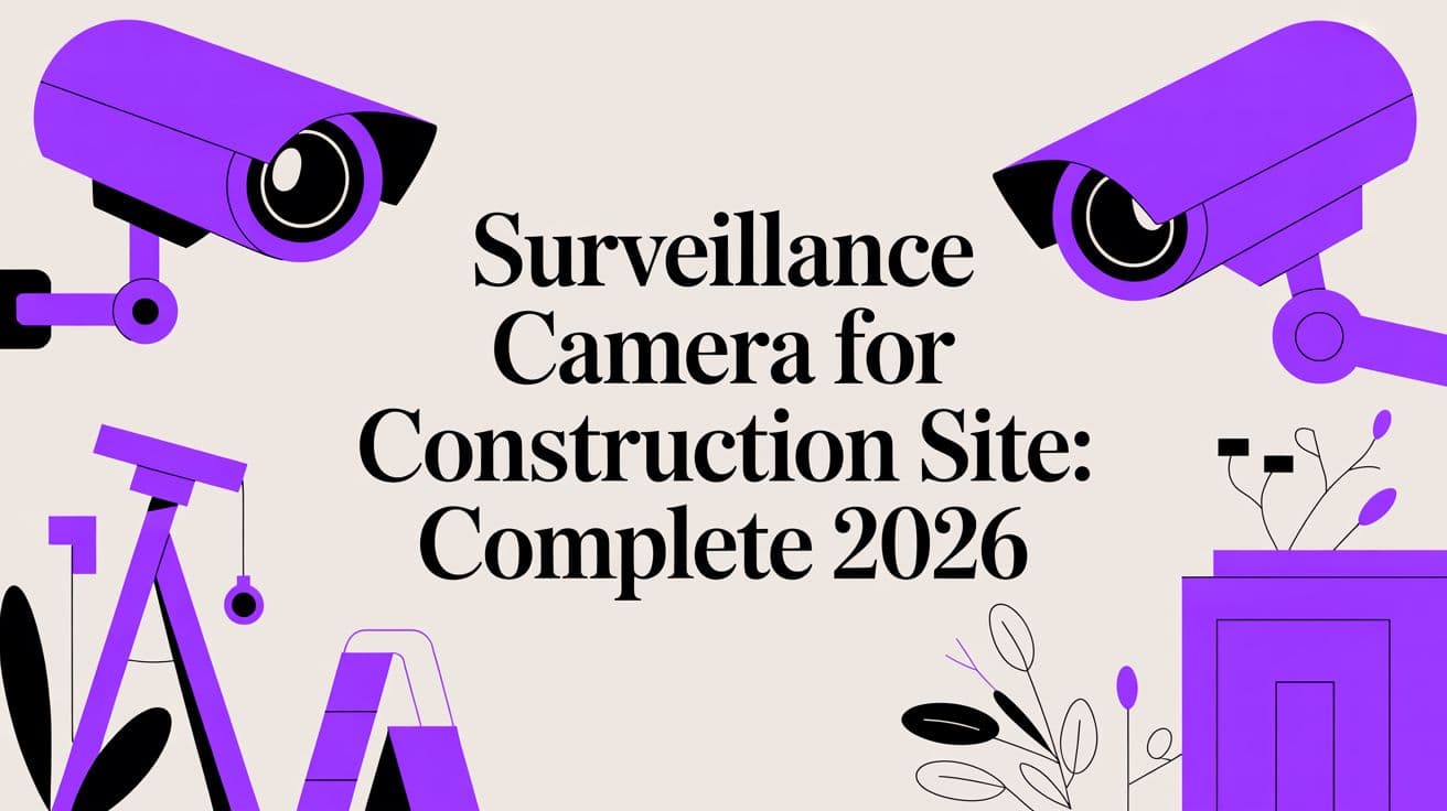 Surveillance Camera for Construction Site: Complete 2026 Guide